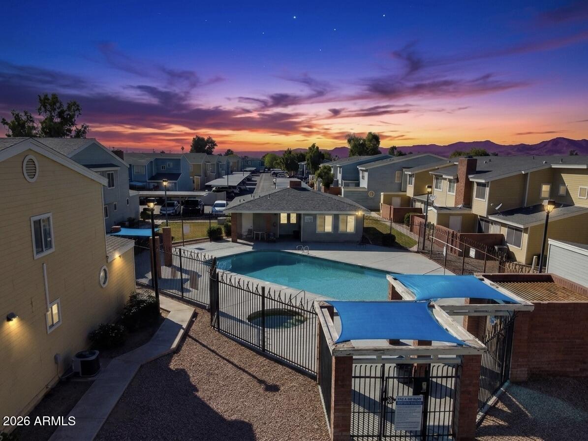 a view of a chairs and table in the terrace