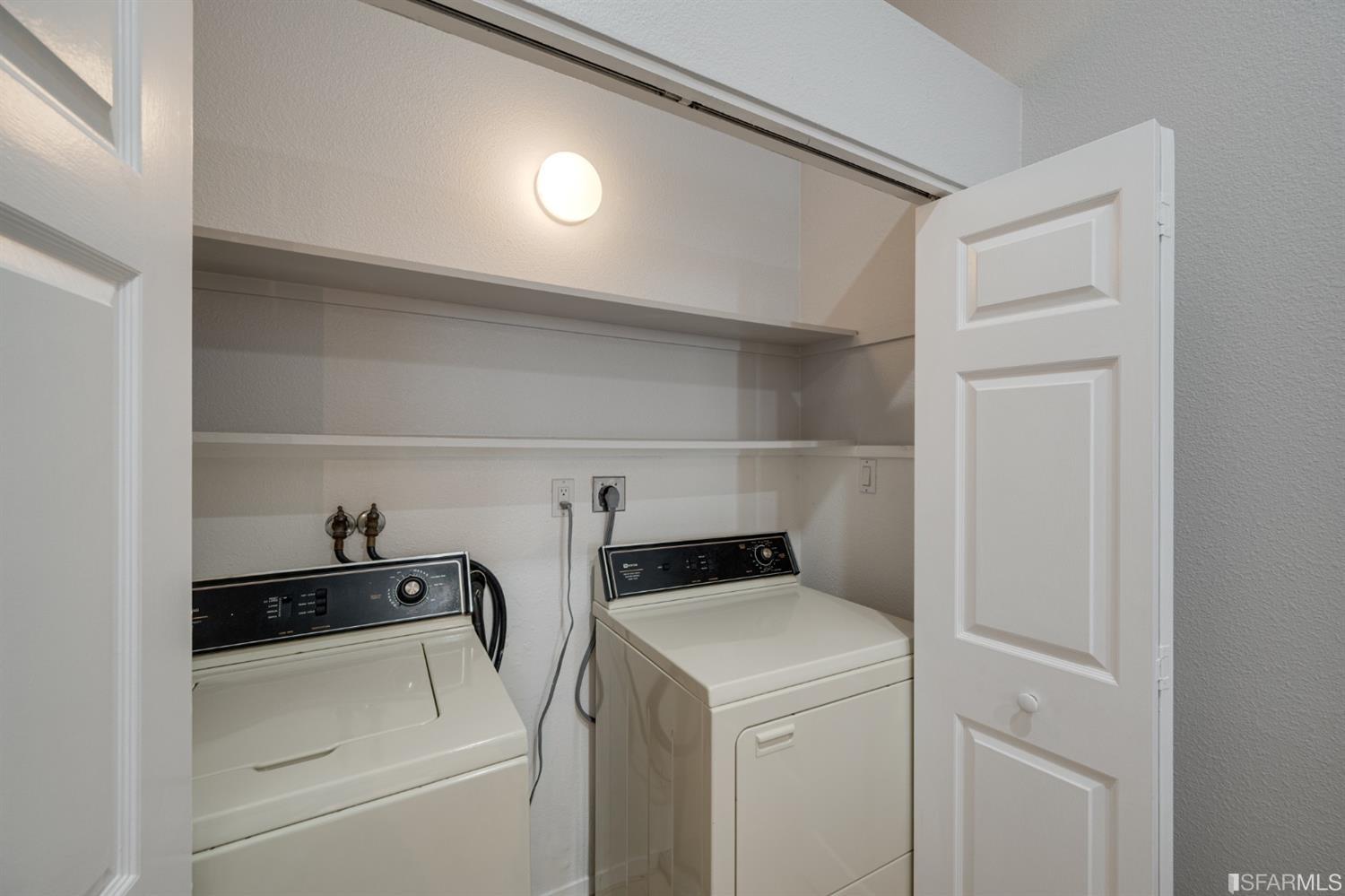 511 King Drive, Unit 5 Daly City, CA 94015 - Photo 26 of 51 a utility room with dryer and washer