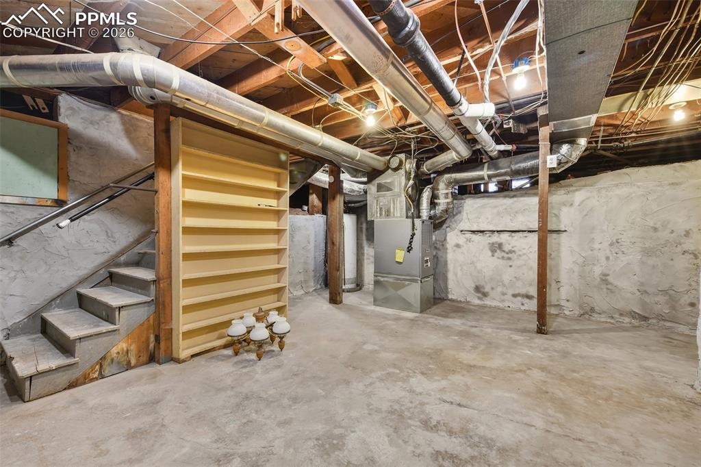 4530 Hagerman Road Cascade, CO 80809 - Photo 46 of 47 Basement - View Of Furance And Water Heater