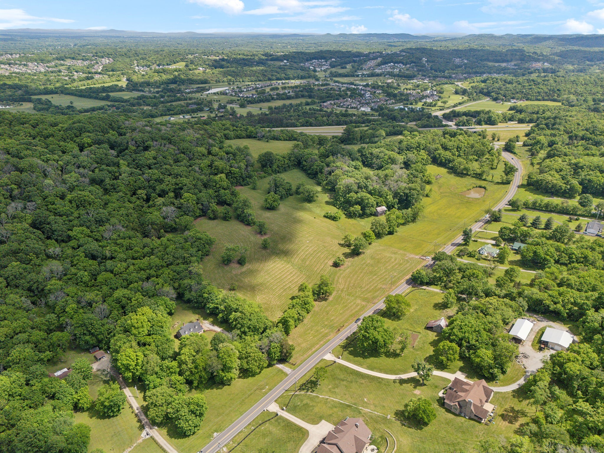 0 Arno Road College Grove, TN 37046 - Photo 5 of 25 an aerial view of residential houses with outdoor space and trees