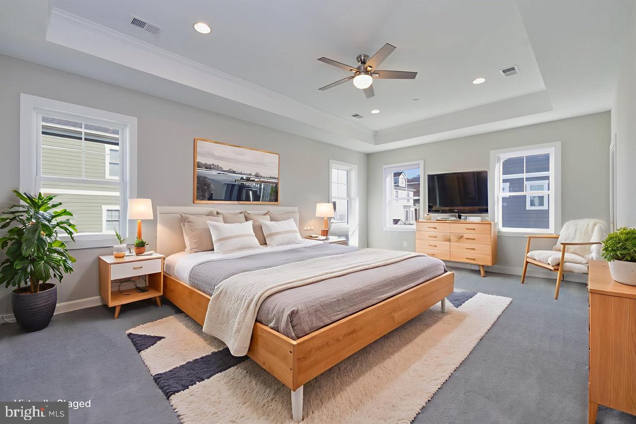 5805 Beecher Street Cheverly, MD 20785 - Photo 19 of 34 Staged Primary Bedroom