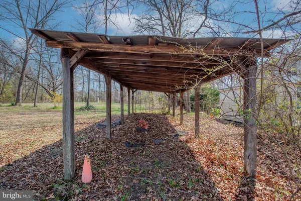 a view of porch with a backyard