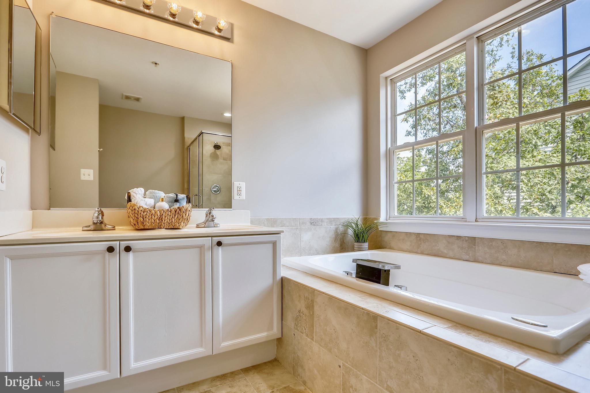 9408 Singleton Place Frederick, MD 21704 - Photo 18 of 49 Master bath with separate huge tub and shower