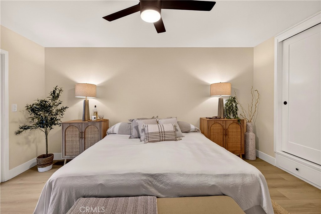 1623 Diamond Chico, CA 95928 - Photo 20 of 51 a bedroom with a bed and a potted plant