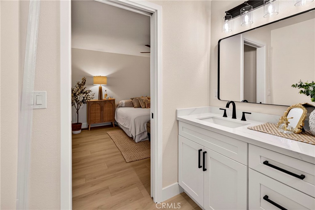 1623 Diamond Chico, CA 95928 - Photo 25 of 51 a en suite bathroom with 2 sink and a mirror