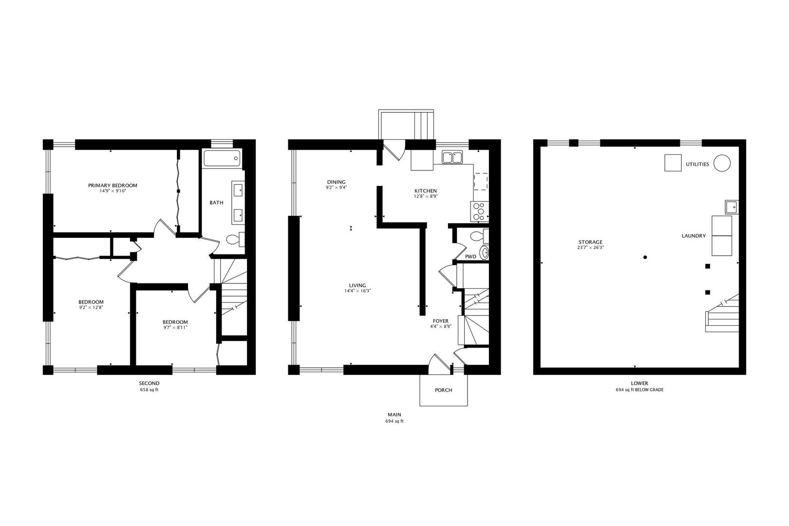 2019 Georgetown Lane, Unit 2019 Waukegan, IL 60085 - Photo 28 of 31 a picture of a floor plan
