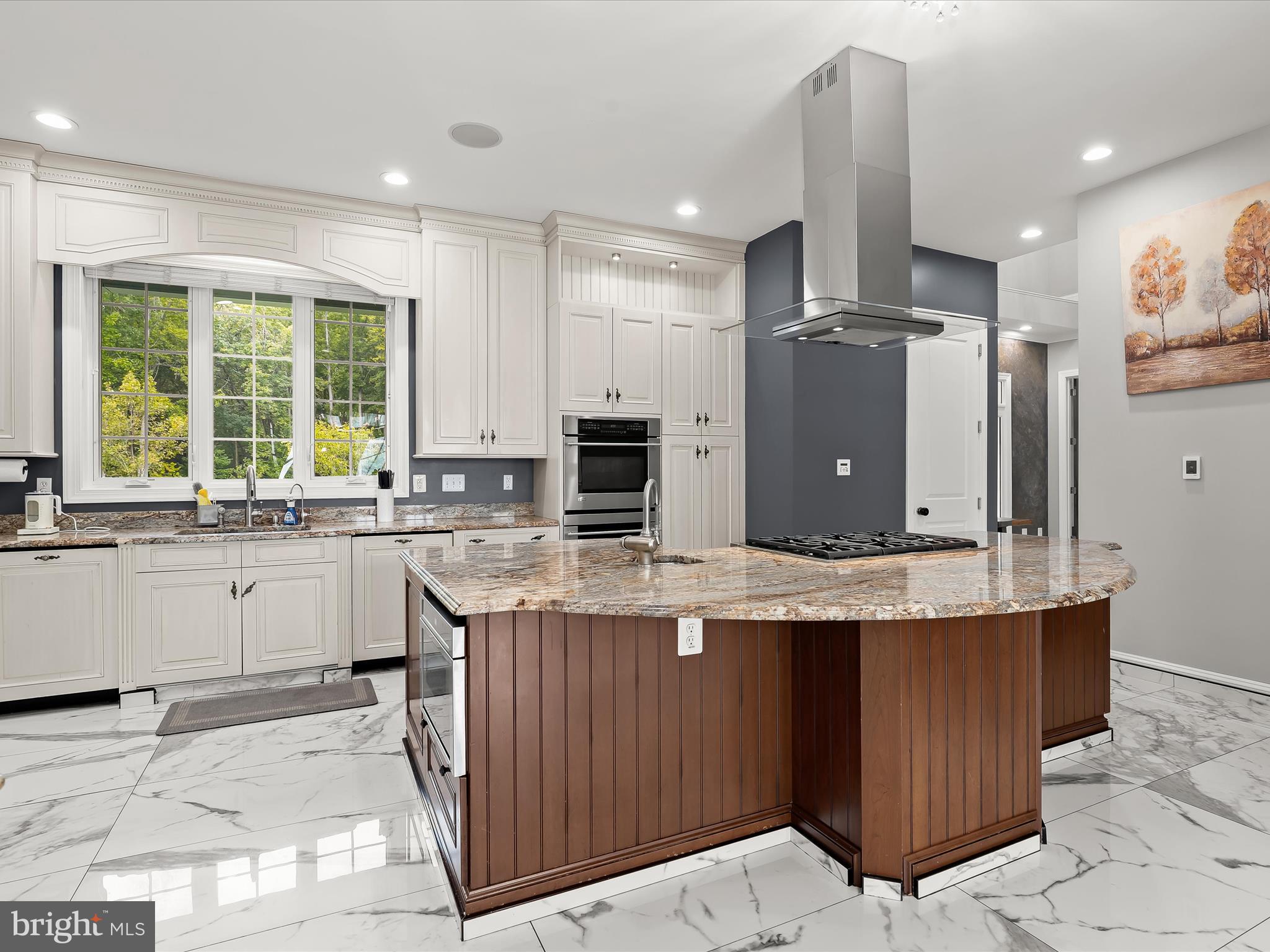 1315 South Seneca Road Middle River, MD 21220 - Photo 17 of 127 a kitchen with kitchen island granite countertop a stove and a sink