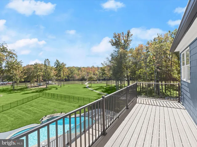 a view of a golf course with a garden