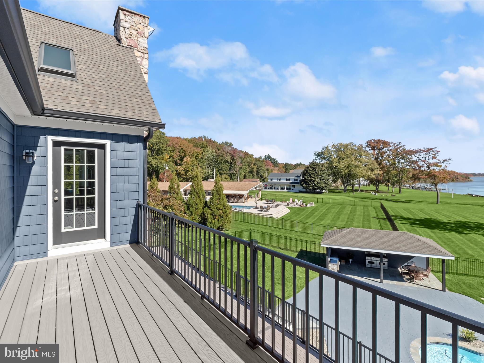 1315 South Seneca Road Middle River, MD 21220 - Photo 45 of 127 a view of a wooden deck next to a yard