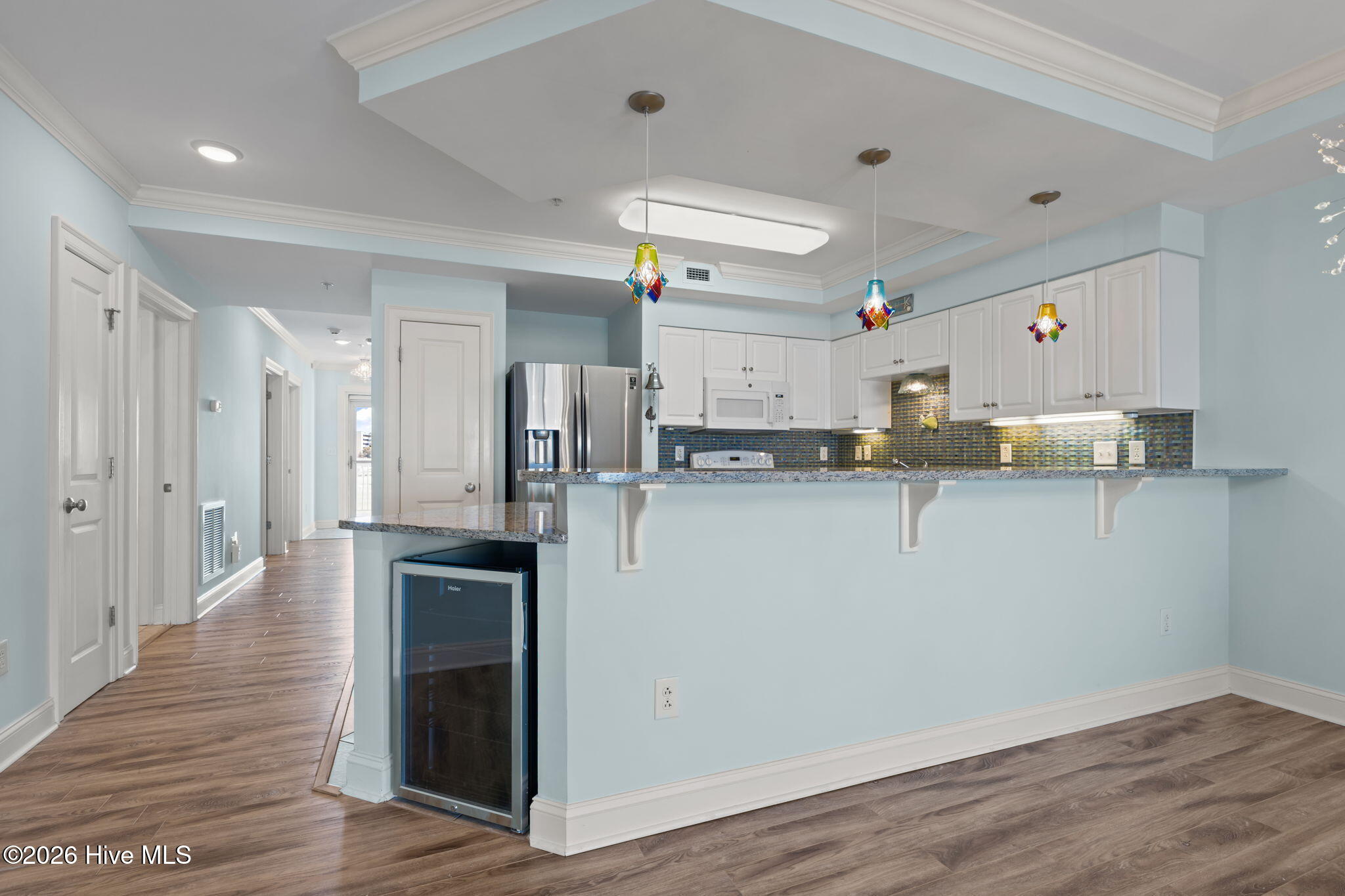 1550 Salter Path Road, Unit 102 Indian Beach, NC 28512 - Photo 20 of 89 with wine fridge