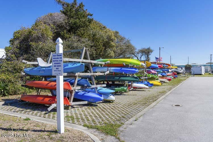 1550 Salter Path Road, Unit 102 Indian Beach, NC 28512 - Photo 85 of 89 Kayak Storage