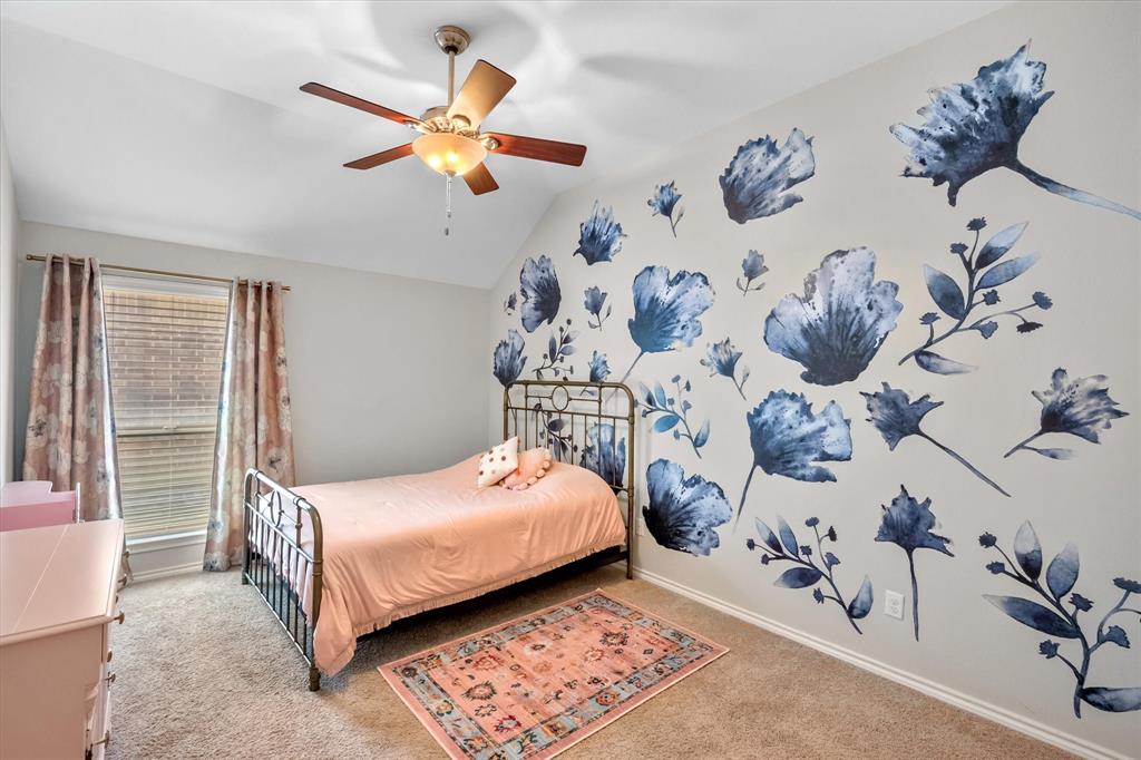 7224 Prestwick Terrace Benbrook, TX 76126 - Photo 32 of 39 a bedroom with a bed and a window