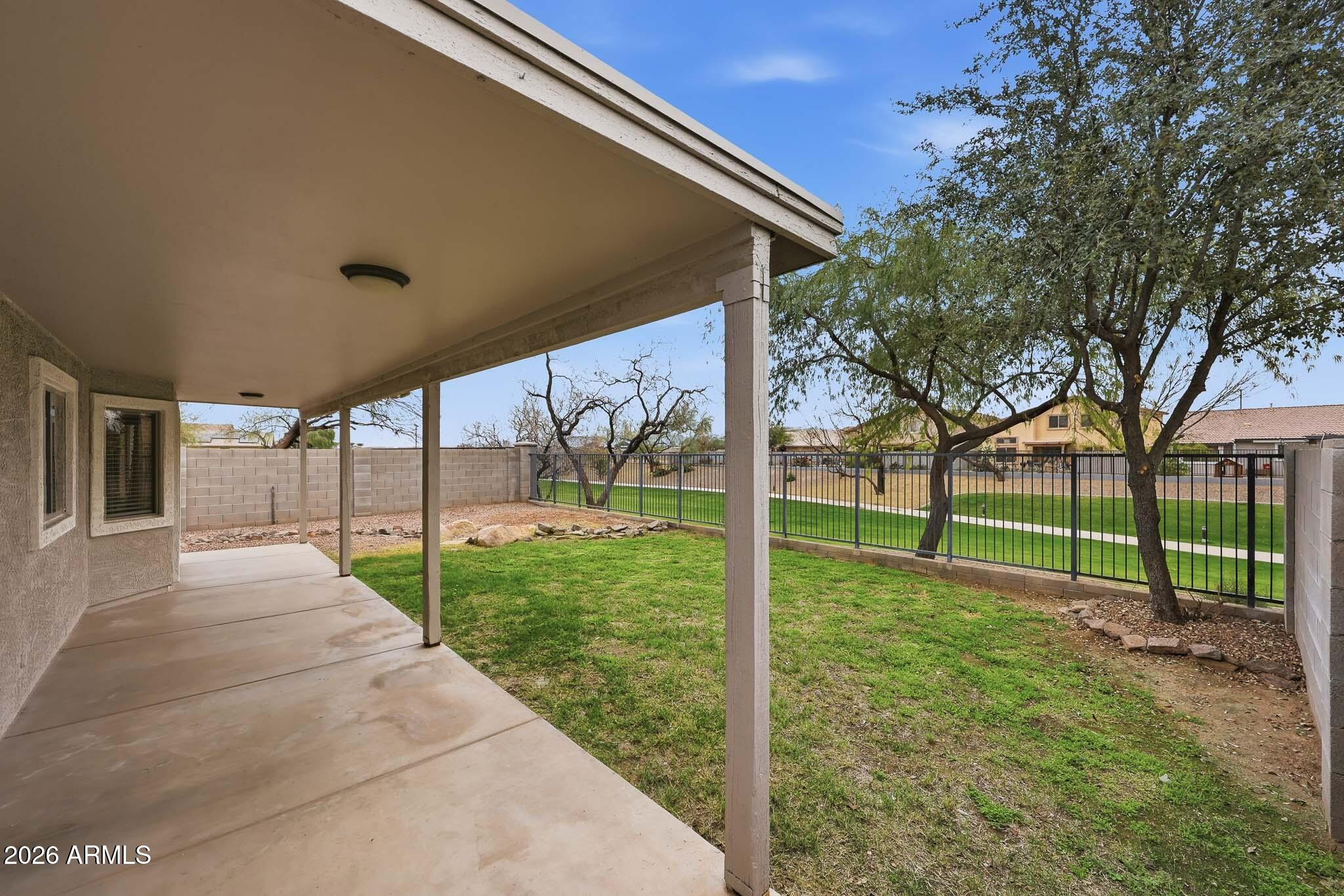 5305 West Pecan Road Laveen, AZ 85339 - Photo 23 of 24 Pecan Rear Yard - Greenbelt