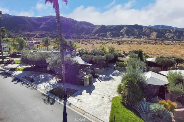 a view of lake and mountain