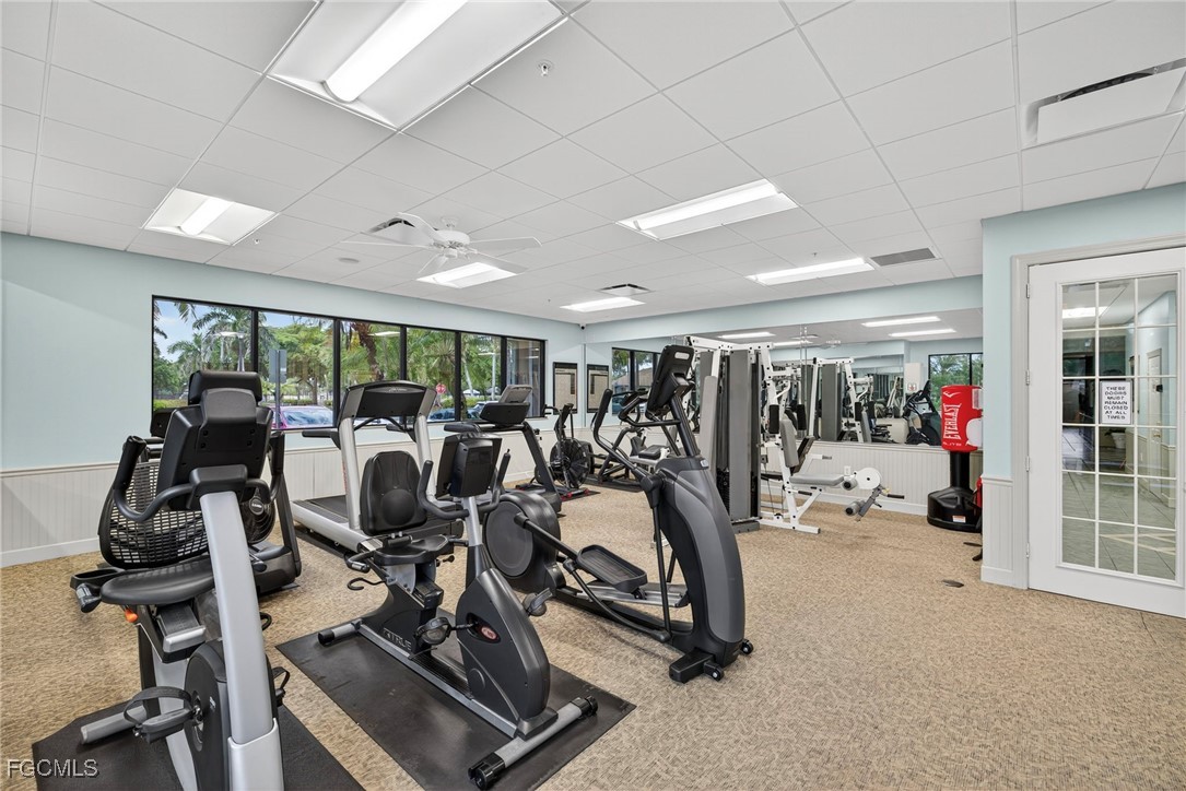 14081 Brant Point Circle, Unit 5403 Fort Myers, FL 33919 - Photo 28 of 41 a view of a room with gym equipment
