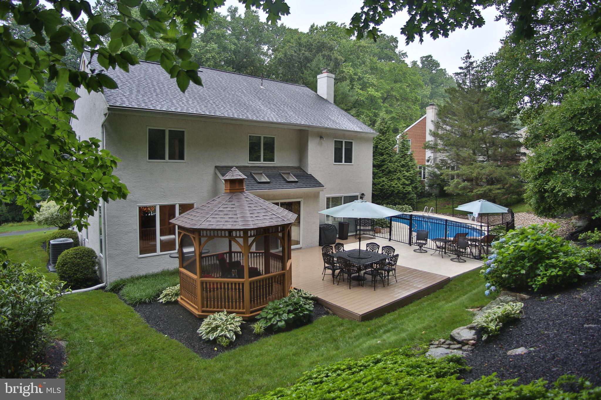 529 Fillman Road Downingtown, PA 19335 - Photo 1 of 1 Amazing rear yard with gazebo, deck & pool