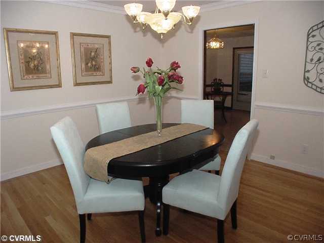 3101 Nahant Road Midlothian, VA 23112 - Photo 3 of 11 Other - Formal dining room with oak floor, crown a