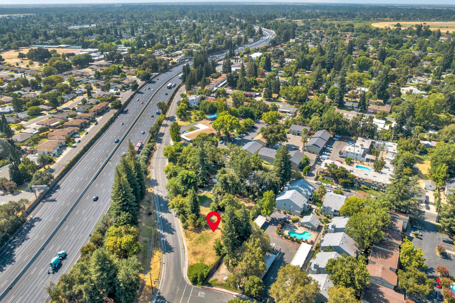 0 Riverside Boulevard Sacramento, CA 95822 - Photo 9 of 12 an aerial view of residential houses with outdoor space