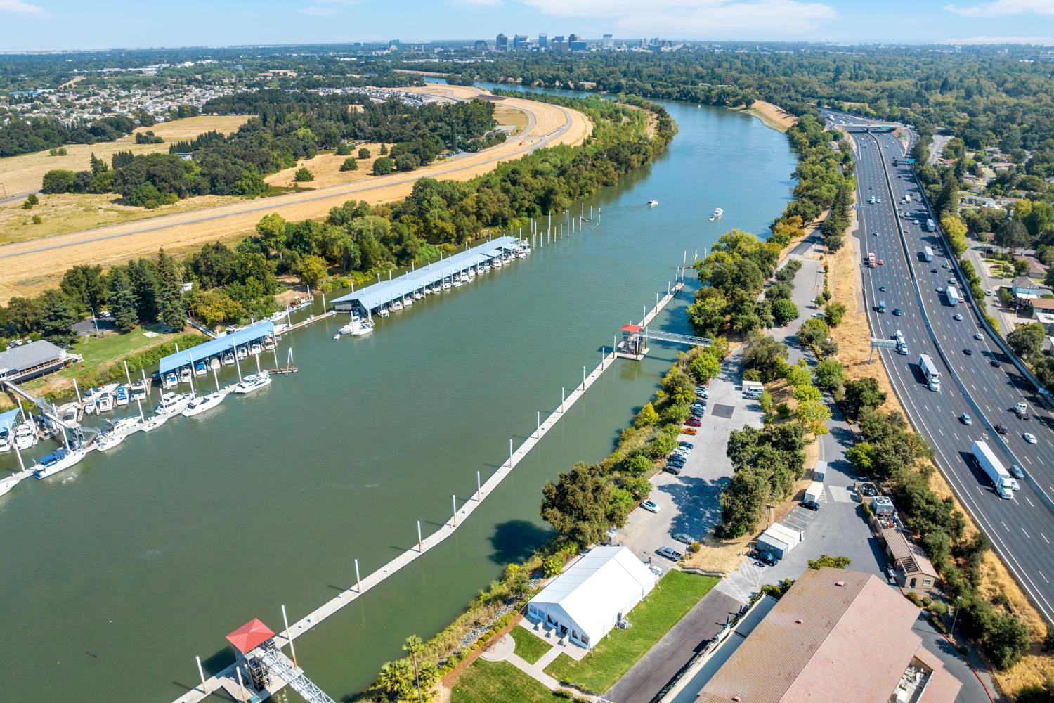 0 Riverside Boulevard Sacramento, CA 95822 - Photo 10 of 12 an aerial view of ocean residential house with outdoor space and river