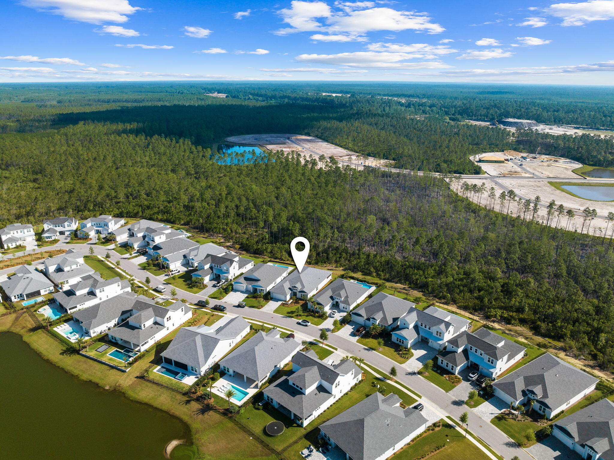 332 West Lafayette Rd Inlet Beach Inlet Beach, FL 32461 - Photo 11 of 48 a view of a lake with a city view