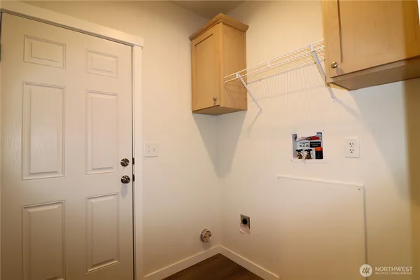 a view of hallway with stairs
