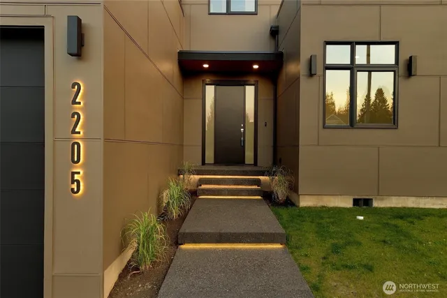 a view of swimming pool with a yard