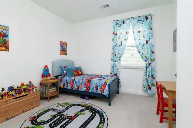 a children room with toys