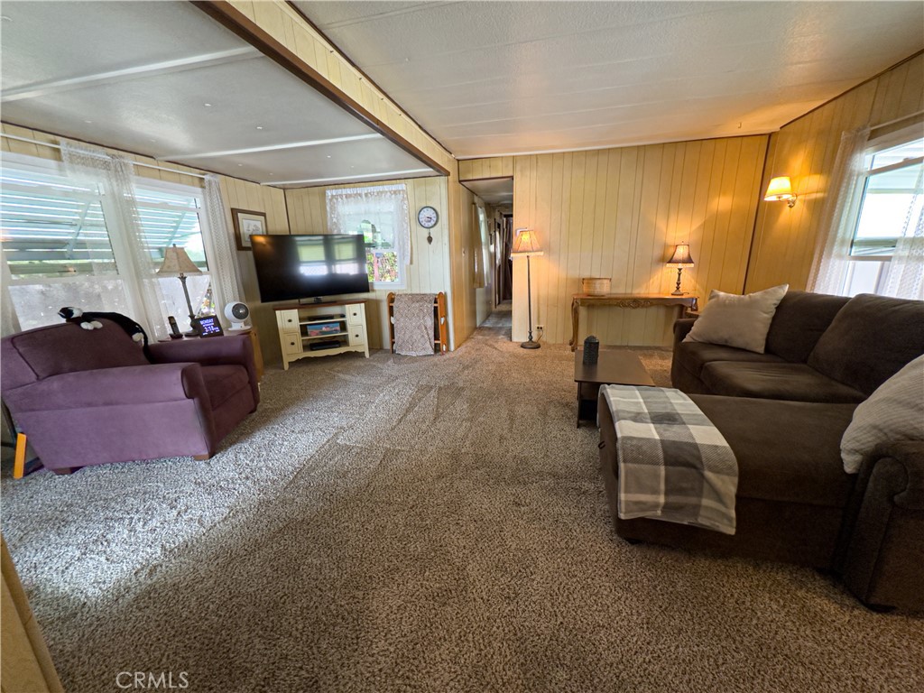 1255 Amethyst Street, Unit 44 Mentone, CA 92359 - Photo 8 of 27 a living room with furniture a flat screen tv and a window