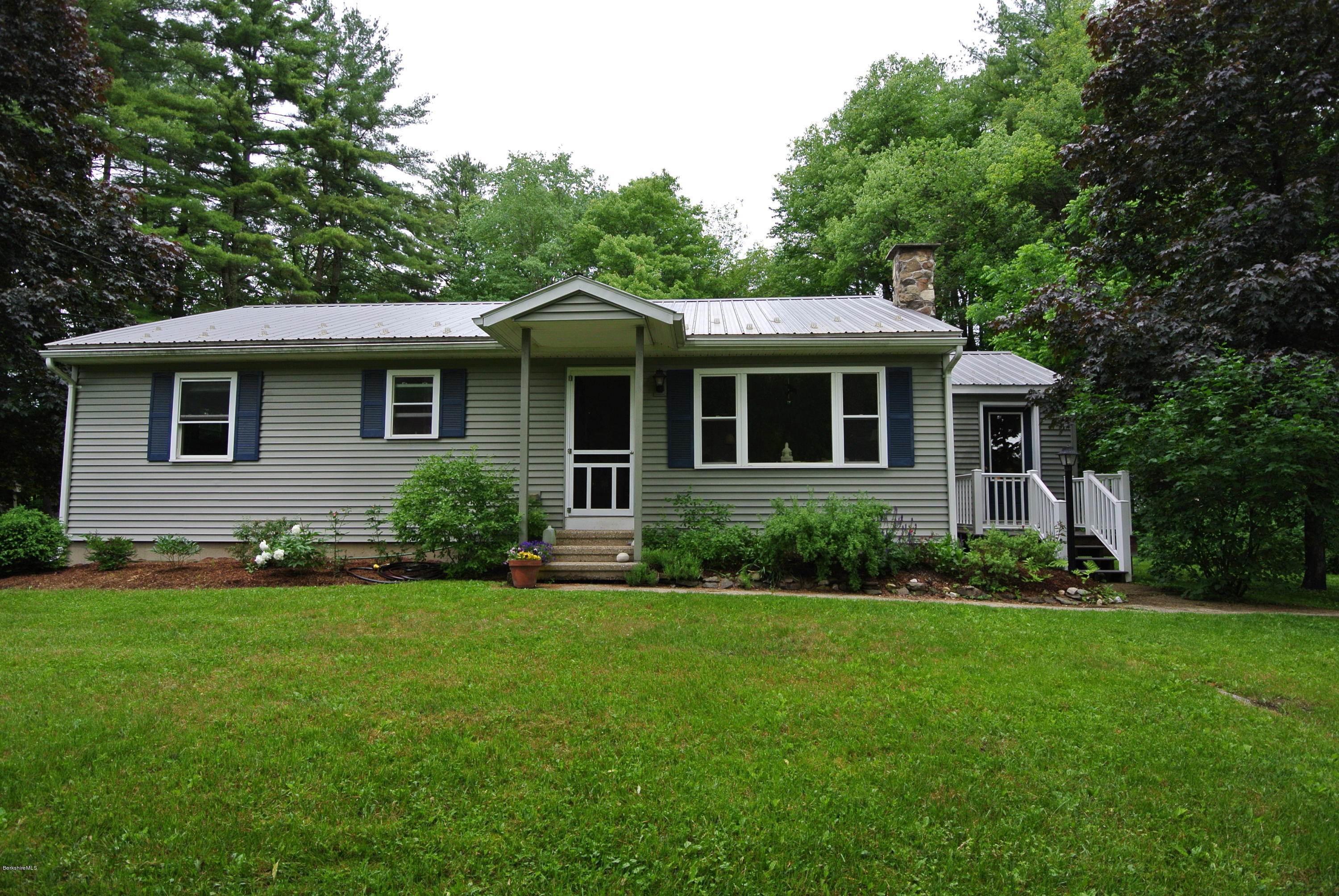 296 Salisbury Road Sheffield, MA 01257 - Photo 20 of 20 a front view of house with yard and green space
