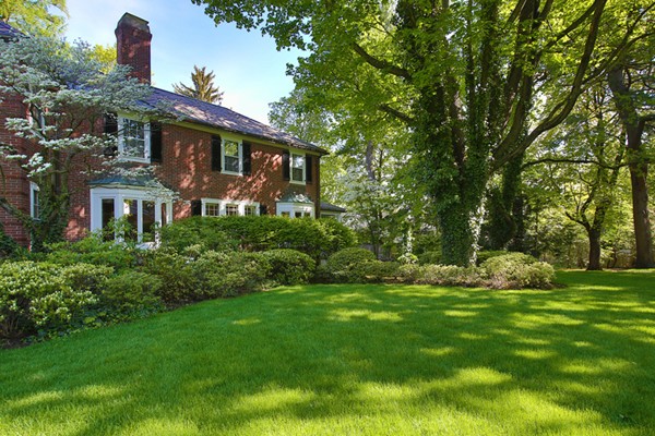 35 Wykeham Road Newton, MA 02465 - Photo 6 of 7 a front view of a house with a yard