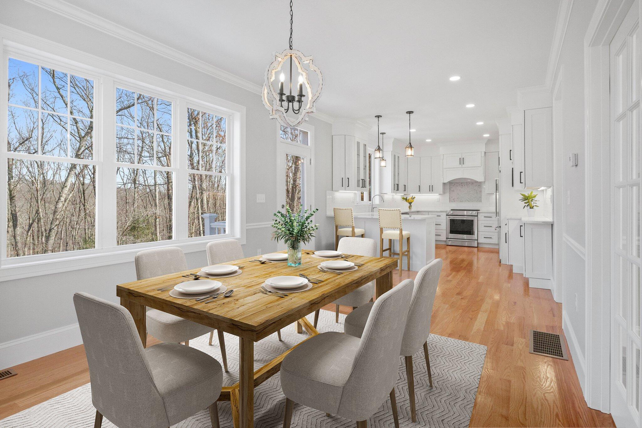 95 Hilldale Road Ashland, MA 01721 - Photo 17 of 44 Dining Virtual Staging