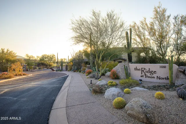 a view of a street with some trees