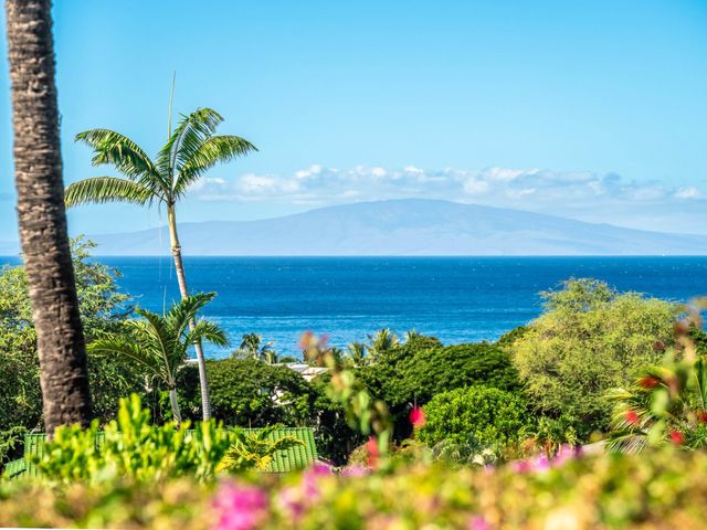 a aerial view of a house with swimming pool lawn chairs and a yard tree s