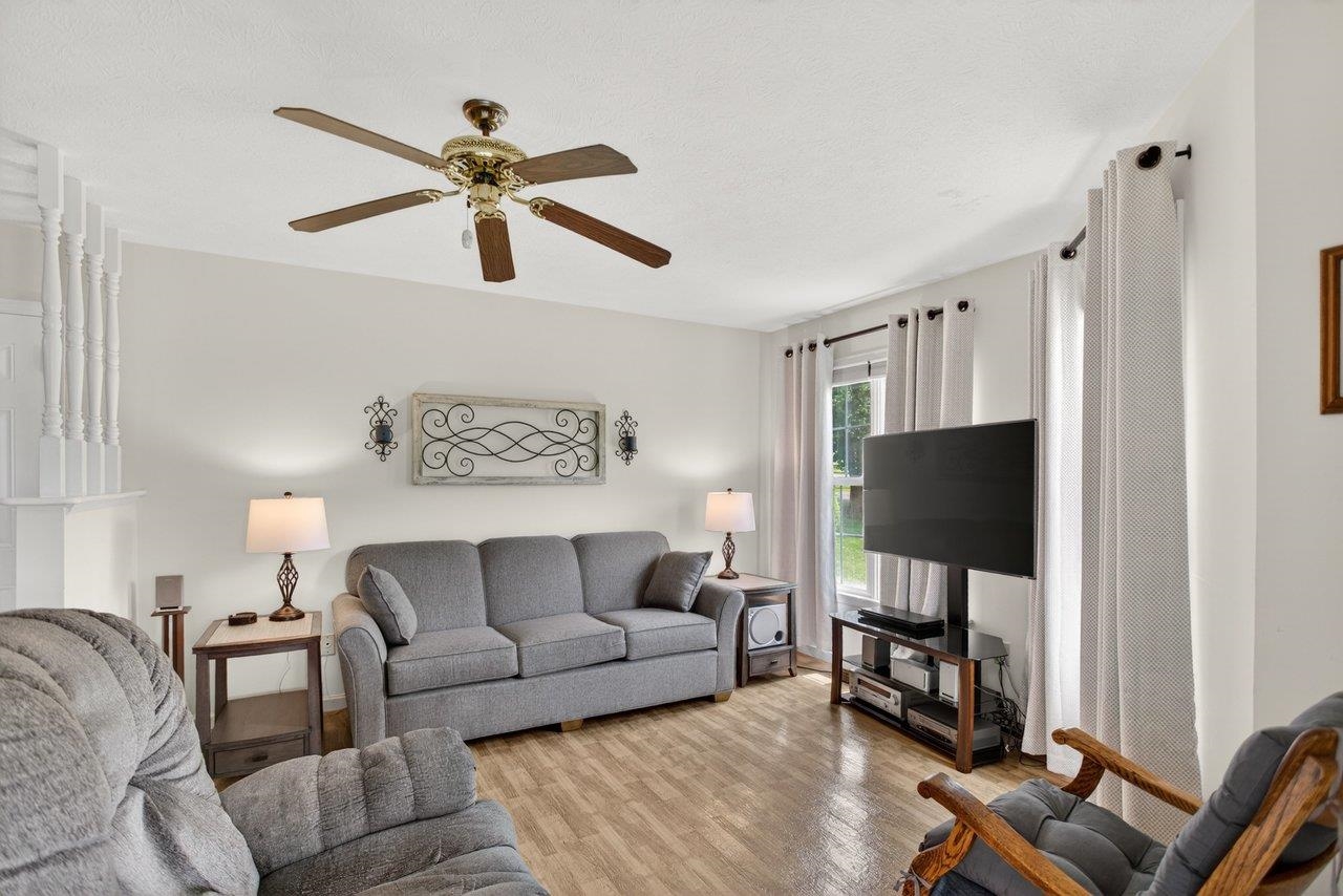 2220 Pine Woods Road Quicksburg, VA 22847 - Photo 51 of 75 Features; ceiling fan and vinyl flooring.