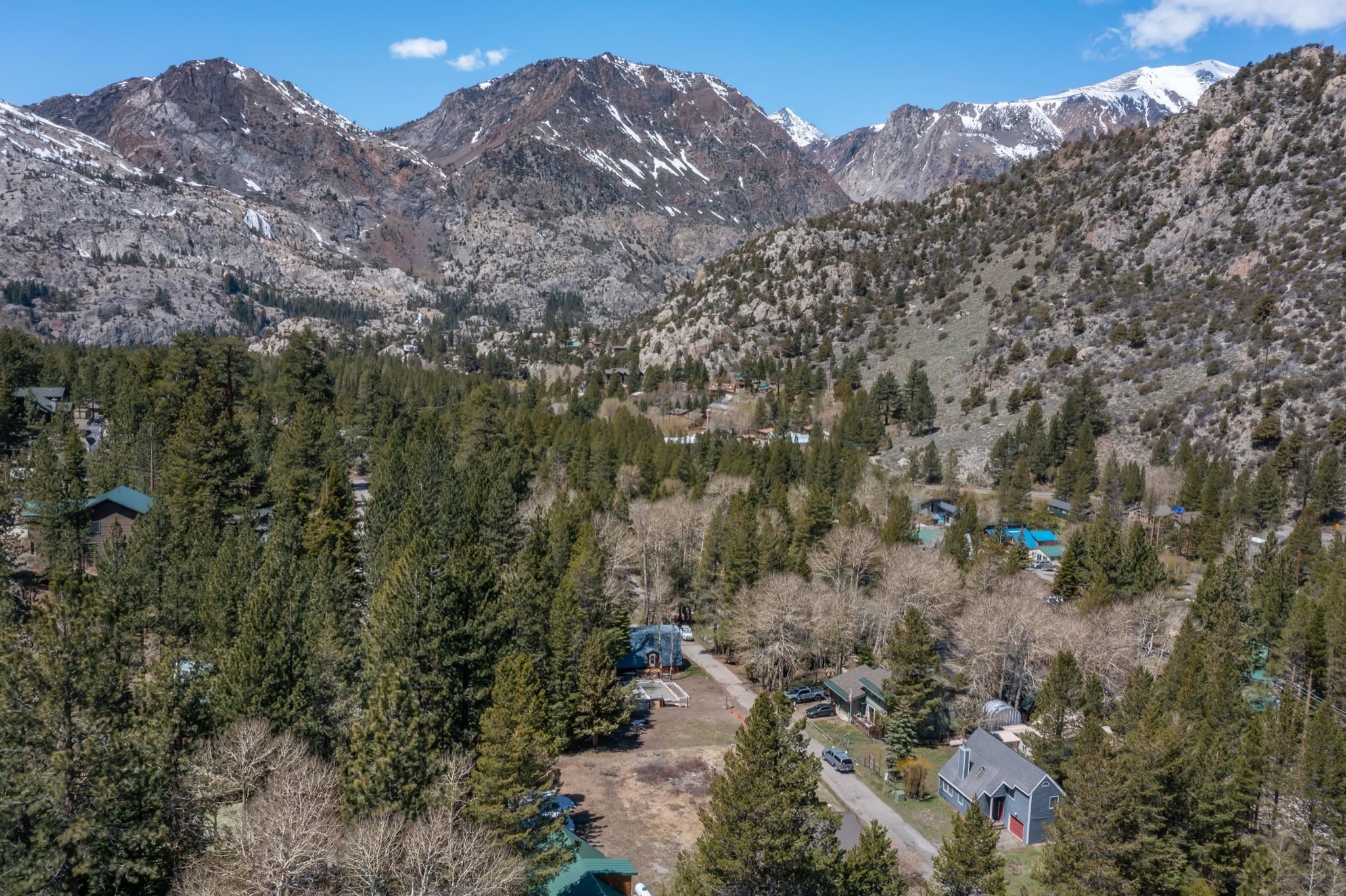 778 Steelhead Road June Lake, CA 93529 - Photo 11 of 16 a view of a dry yard with mountains in the background