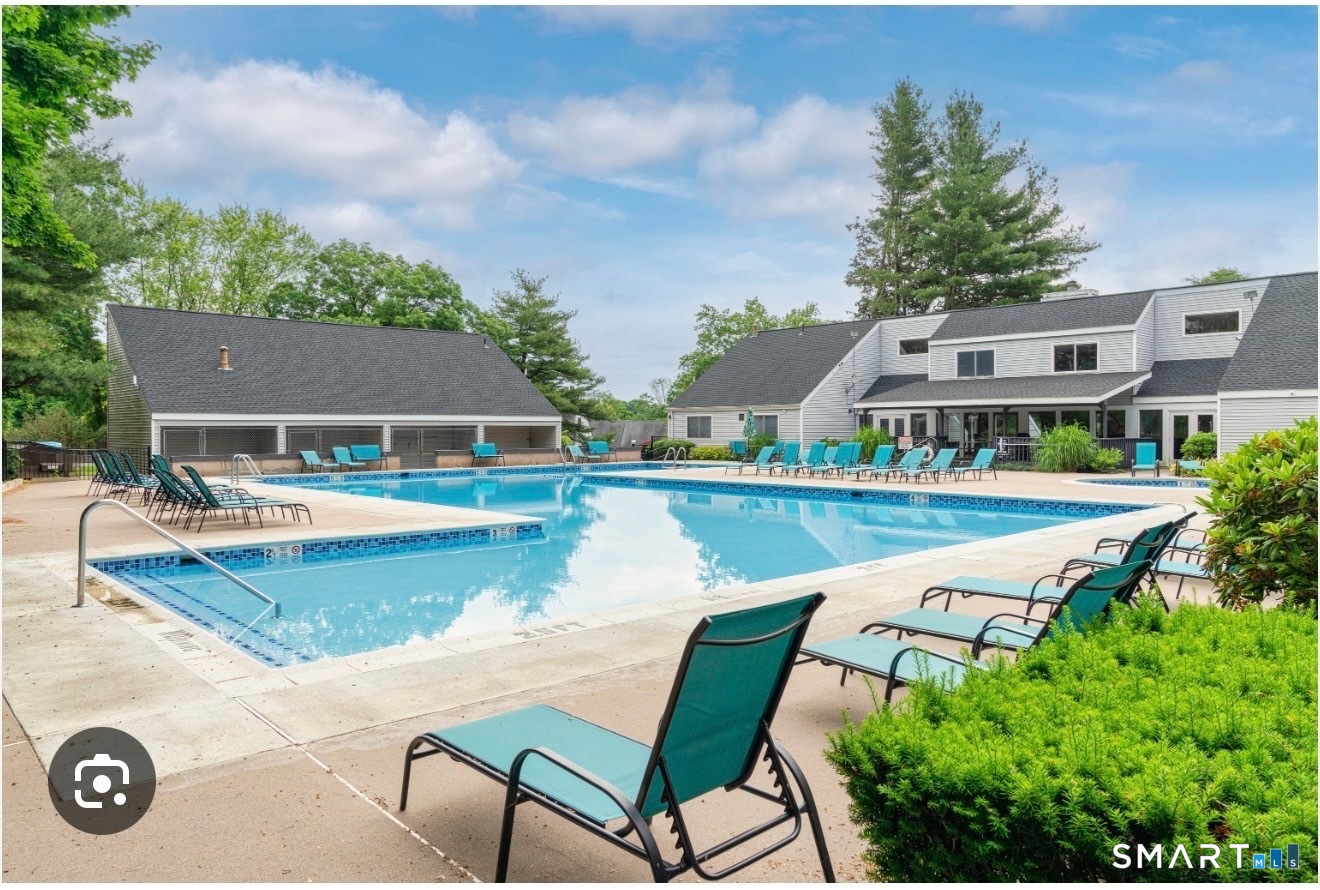 43 Sun Ridge Lane, Unit 43 Cromwell, CT 06416 - Photo 30 of 30 an aerial view of a house with swimming pool garden and outdoor seating