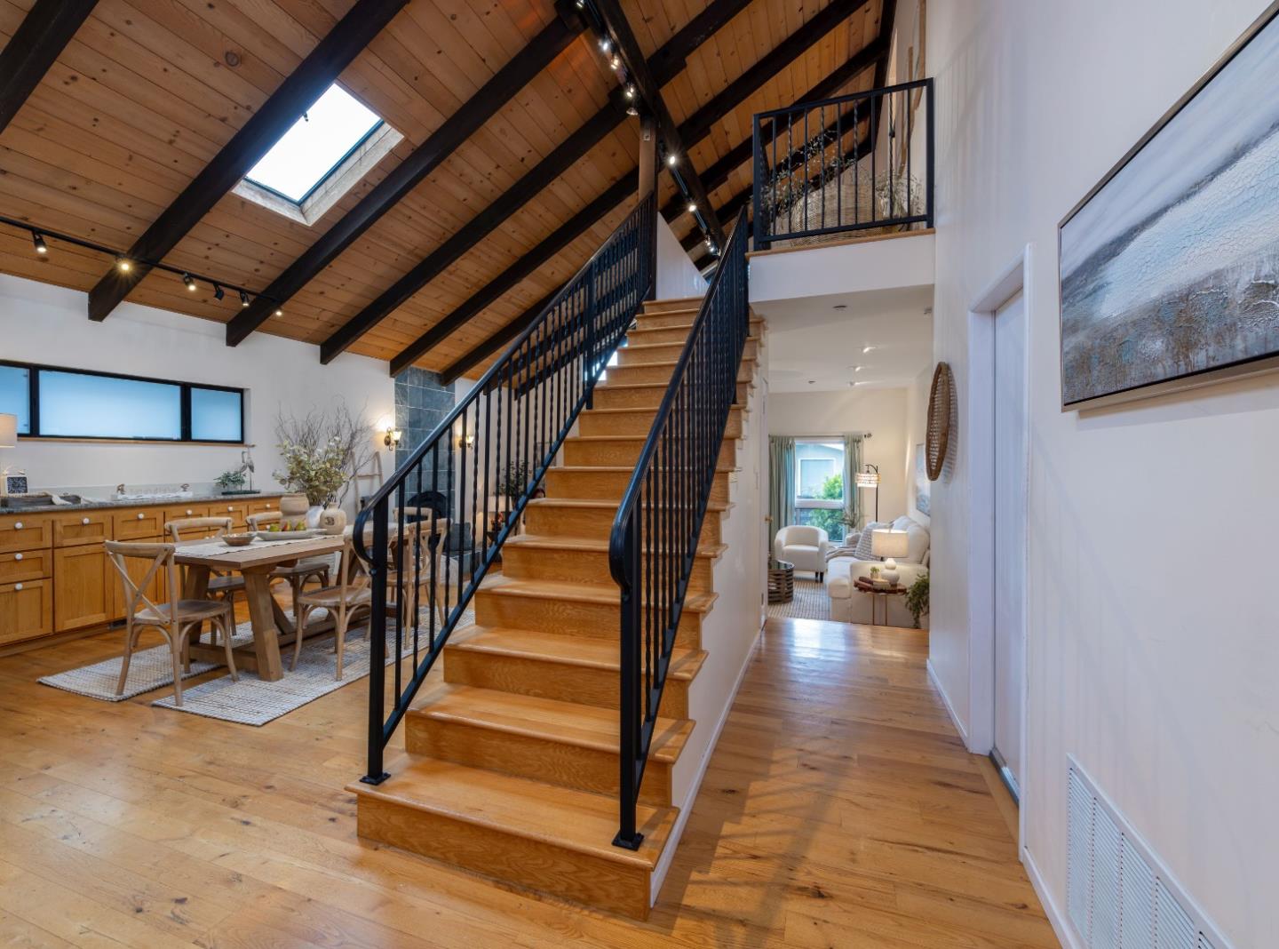 323 Los Altos Drive Aptos, CA 95003 - Photo 17 of 36 a view of entryway and hall with wooden floor