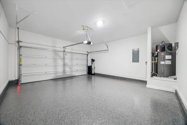 a view of a backyard with garden