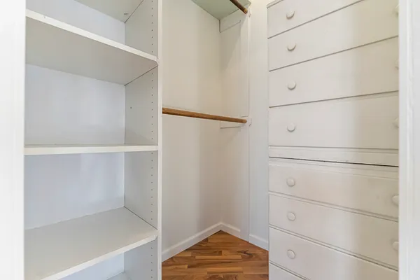 a view of walk in closet