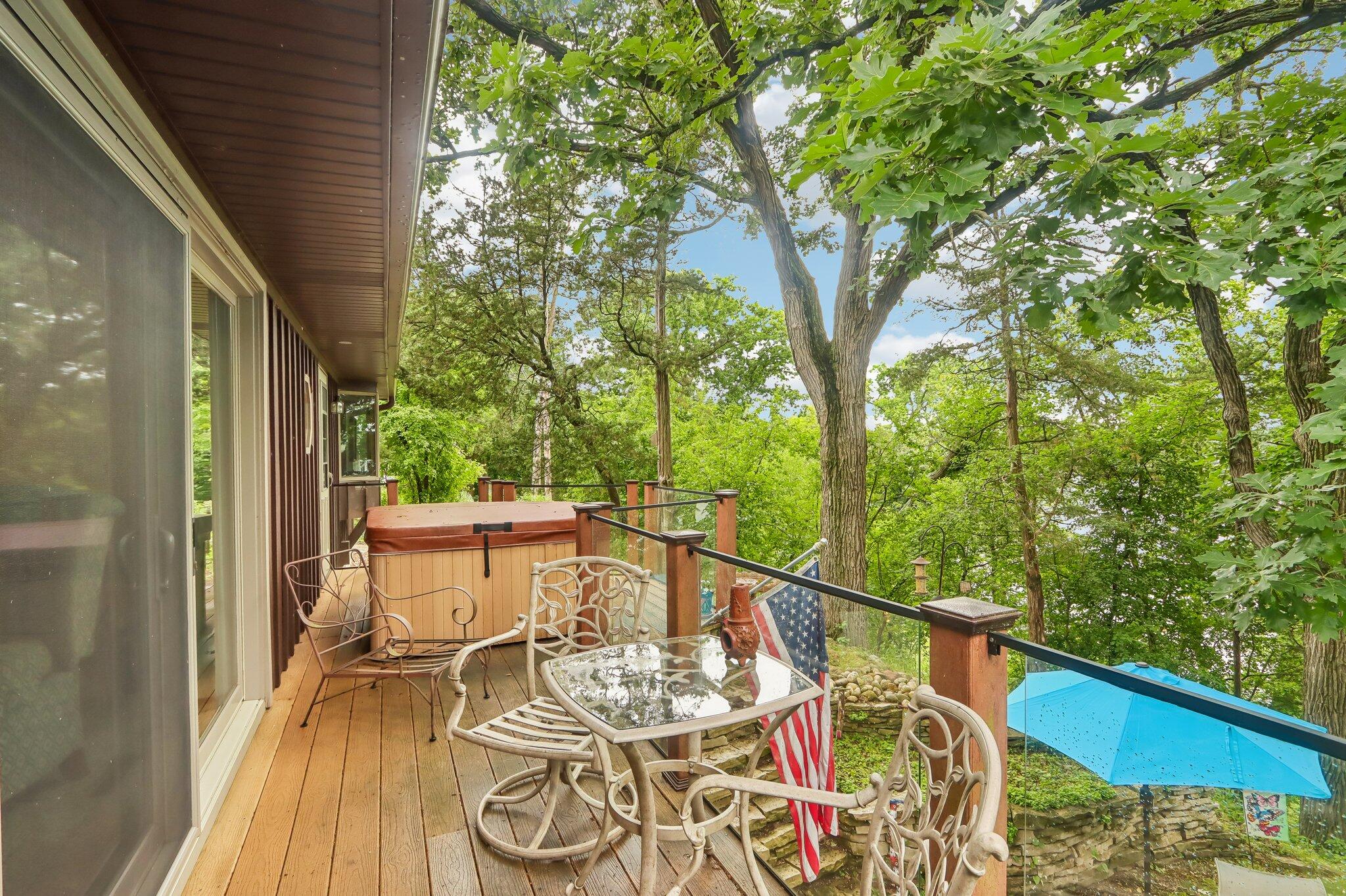 W322N6797 Wildwood Point Road Merton, WI 53029 - Photo 61 of 75 Back deck
