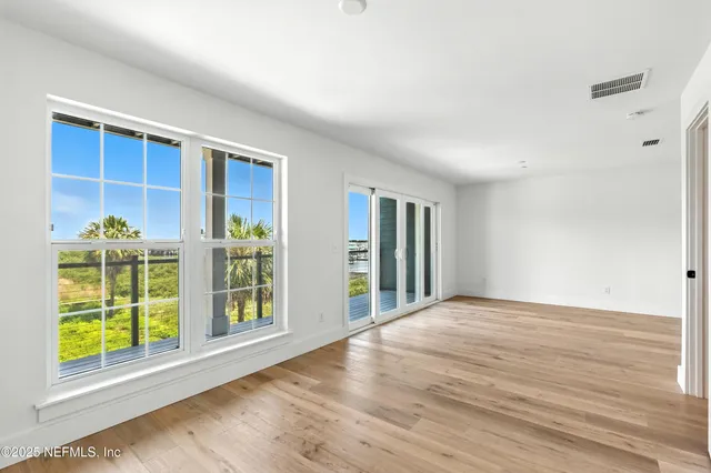 wooden floor in an empty room