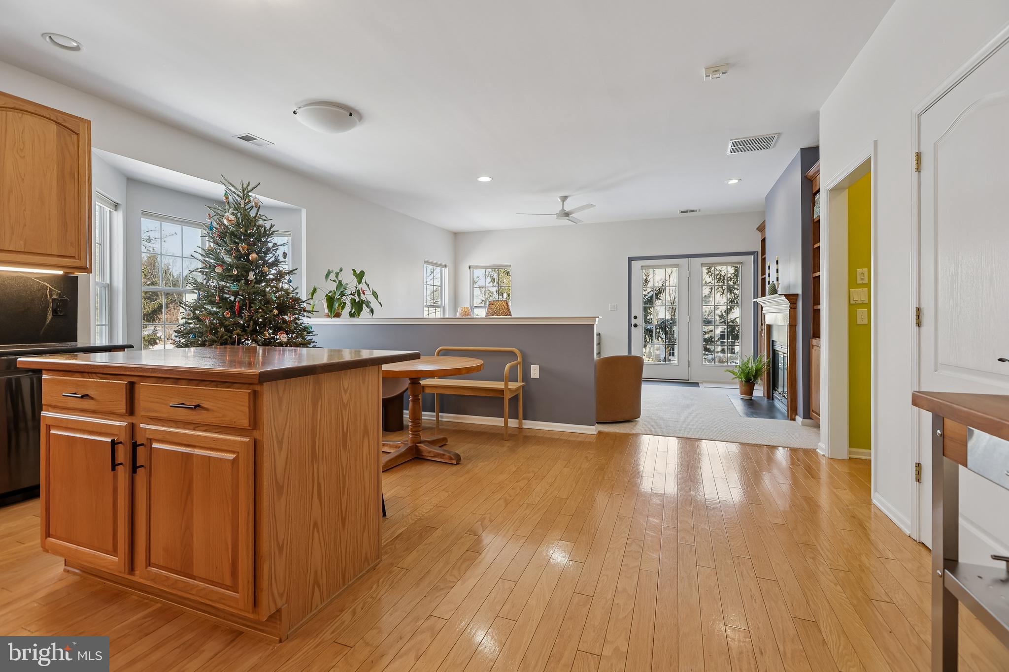 17 Pinflower Lane Princeton Junction, NJ 08550 - Photo 12 of 57 a view of kitchen with cabinets and wooden floor