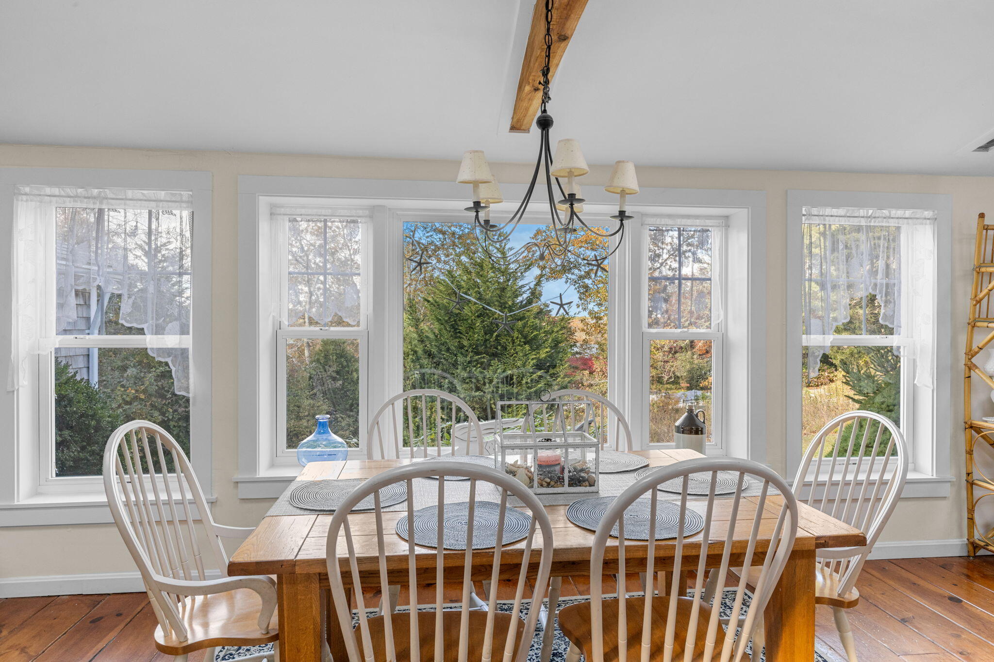 6 Cora Nickerson Road Harwich, MA 02645 - Photo 6 of 42 a view of a dining room with furniture window and outside view