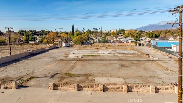 a view of a swimming pool with a balcony