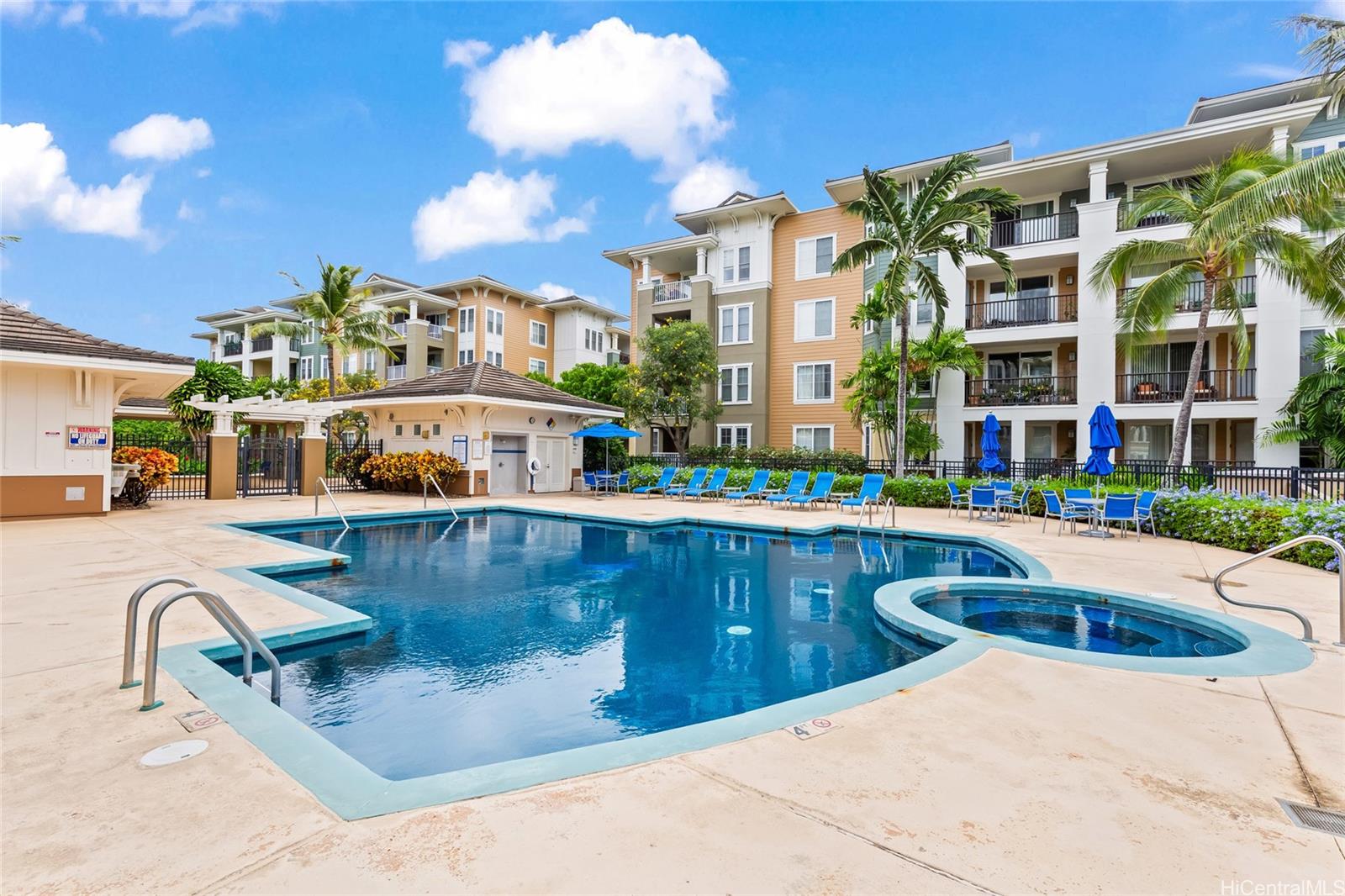 520 Lunalilo Home Road, Unit 8107 Honolulu, HI 96825 - Photo 19 of 25 a view of a swimming pool with a patio