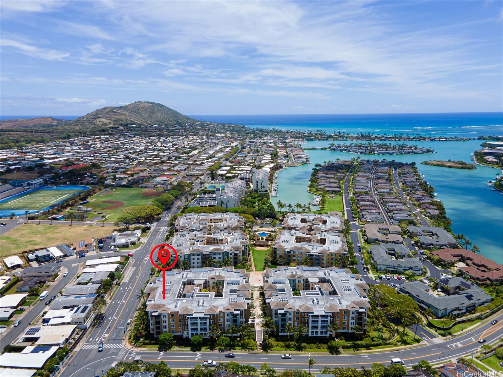 520 Lunalilo Home Road, Unit 8107 Honolulu, HI 96825 - Photo 3 of 25 an aerial view of residential houses with outdoor space
