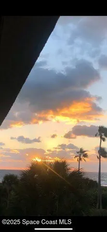 a view of an ocean and beach