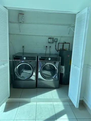 a view of balcony and yard