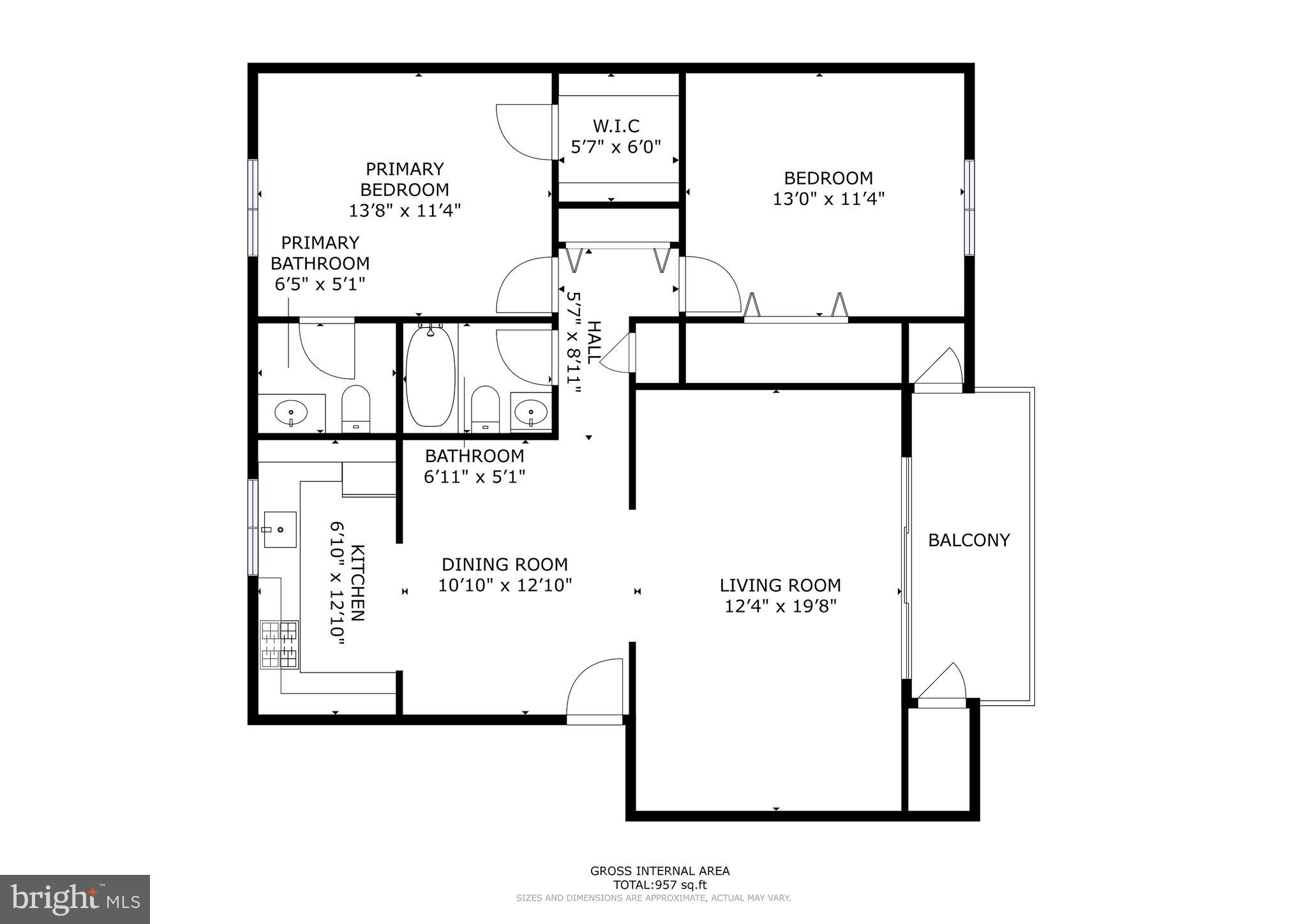 11611 Vantage Hill Road, Unit 11B Reston, VA 20190 - Photo 17 of 17 Floorplan