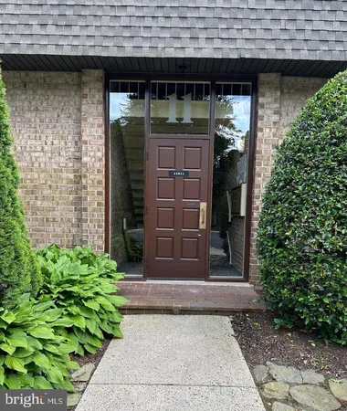 a view of a door of the house